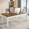 Flash Sale Tribesigns 62" Executive Desk, Large Modern Computer Desk Office Writing Table