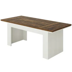 Cheap Tribesigns 63" Executive Desk, Modern Computer Desk Study Home Office Table