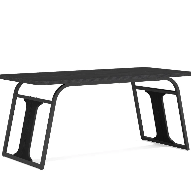 Outlet Tribesigns 63" Executive Desk, Modern Computer Office Desk Writing Table