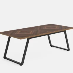Outlet Tribesigns 63" Executive Desk, Simple Computer Desk with Thickened Frame