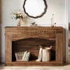 Best Tribesigns 47" Farmhouse Console Table, 2 - Tier Sofa Table Entryway Table