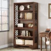 Fashion Tribesigns 70.8" Freestanding Bookshelf, 6 - Tier Bookcase Display Rack Storage Shelves