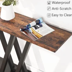 Best Tribesigns 43 Inch Console Table, Industrial Entryway Hallway Table