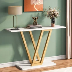 Best Tribesigns 43 Inch Console Table, Industrial Entryway Hallway Table