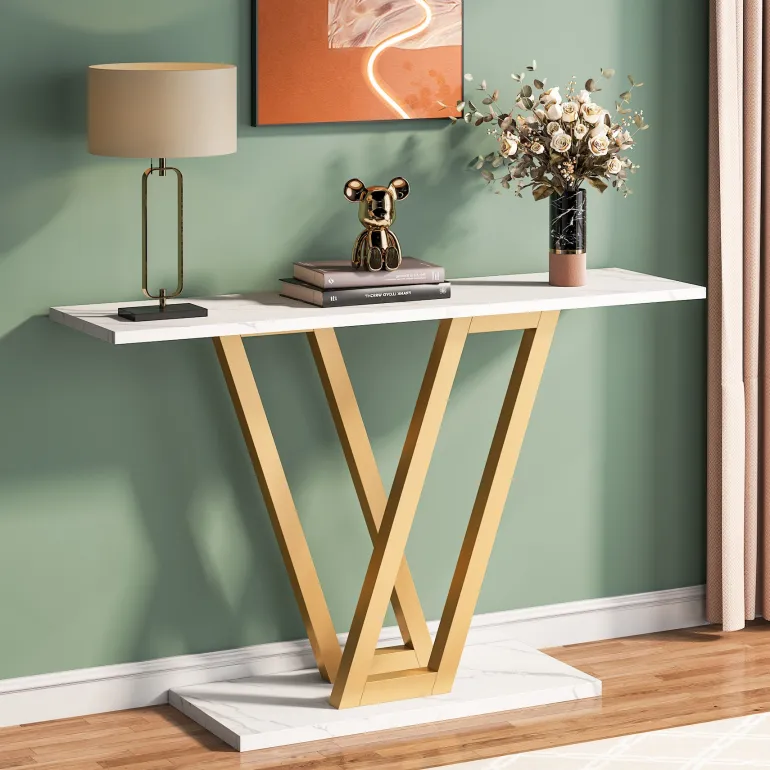 Best Tribesigns 43 Inch Console Table, Industrial Entryway Hallway Table