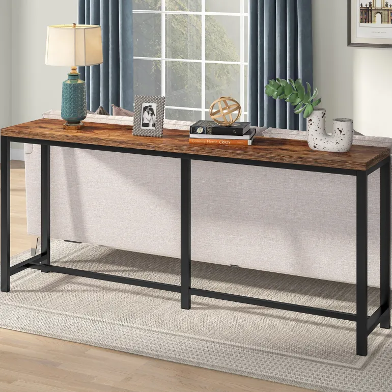 New Tribesigns 70.9 Inch Console Table, Skinny Long Entryway Table Sofa Table
