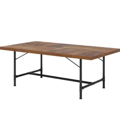 Hot Tribesigns 70.8" Industrial Dining Table Kitchen Table for 6-8 People