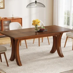 Sale Tribesigns 63" Kitchen Table, Modern Dinner Dining Table for 4 - 6