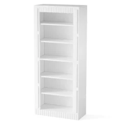 Sale Tribesigns 73" Modern Bookcase, 6-Tier Tall Etagere Bookshelf with Storage Shelves
