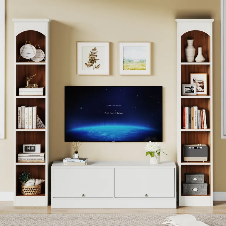 New Tribesigns 70.9" Narrow Bookcase, 5-Tier Cube Bookshelf Display Rack with Storage