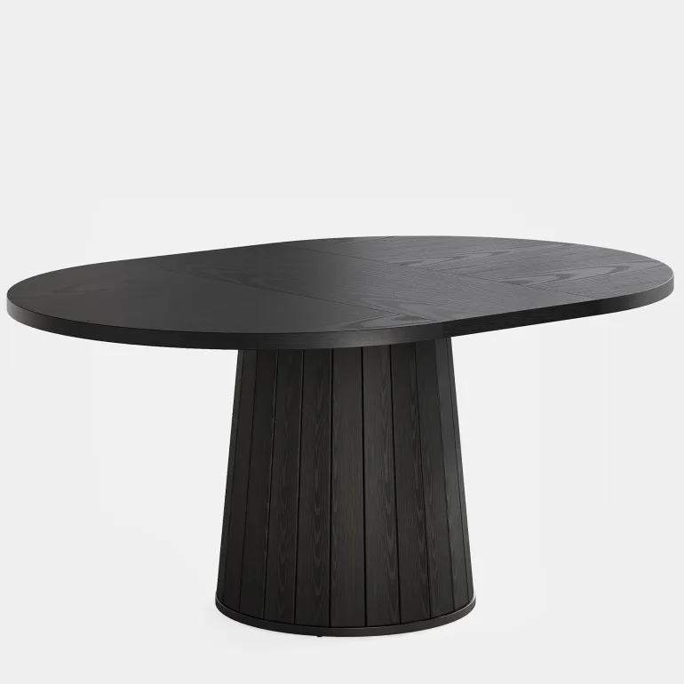 New Tribesigns 55" Oval Meeting Table, Wood Conference Table For 6 People