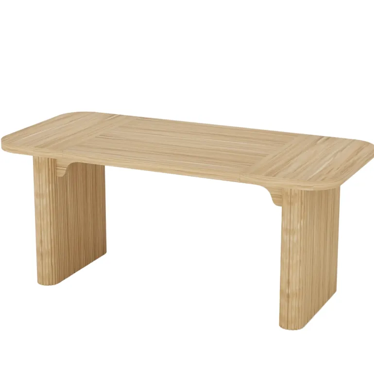 Best Tribesigns 62" Rectangular Dining Table for 4-6, Simple Kitchen Dinner Table