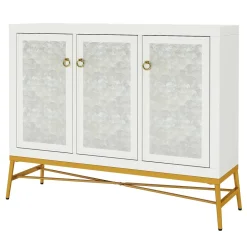 Outlet Tribesigns 45" Sideboard Buffet, Kitchen Storage Cabinet with Adjustable Shelves
