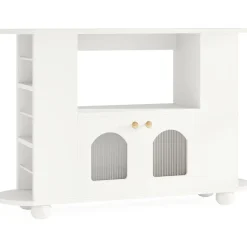 Clearance Tribesigns 47" Sideboard Buffet, Kitchen Coffee Bar Storage Cabinet