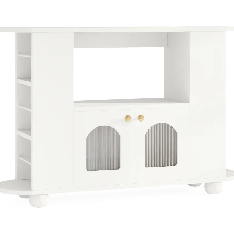Clearance Tribesigns 47" Sideboard Buffet, Kitchen Coffee Bar Storage Cabinet