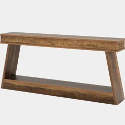 Best Tribesigns 70.8" Sofa Table, Farmhouse Console Table Entryway Table with Storage