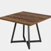 Hot Tribesigns 31.5" Square Dining Table, Wood Kitchen Table for 4