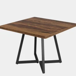 Hot Tribesigns 31.5" Square Dining Table, Wood Kitchen Table for 4