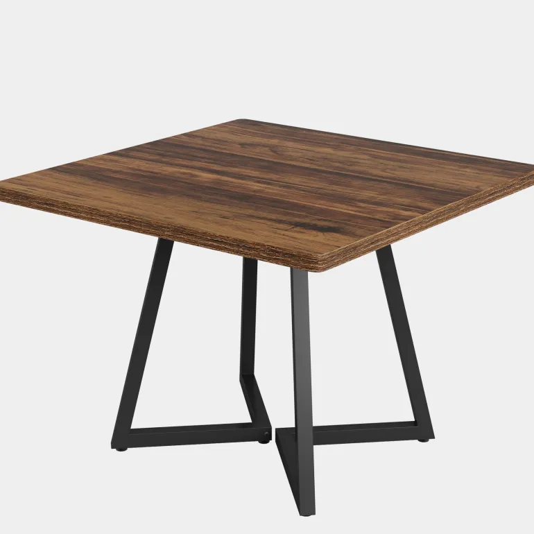 Hot Tribesigns 31.5" Square Dining Table, Wood Kitchen Table for 4