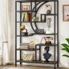 Cheap Tribesigns 69" Tall Bookshelf, Freestanding Etagere Bookcase Open Display Shelf