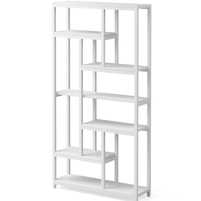 Outlet Tribesigns 79" Tall Bookshelf, 7-Tier Bookcase Open Display Shelves