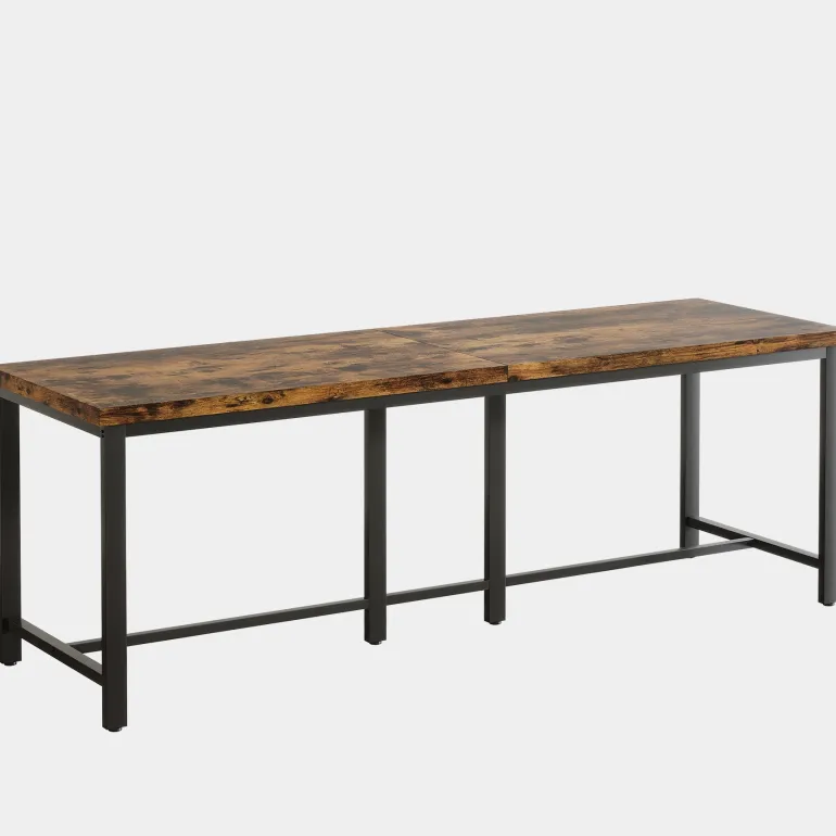 Clearance Tribesigns 78.7" Two Person Desk, Double Computer Desk Study Writing Table