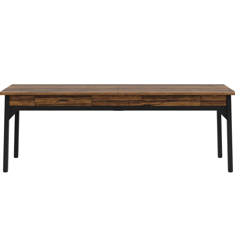 Cheap Tribesigns 78.7" Two Person Desk, Long Computer Desk with 2 Drawers