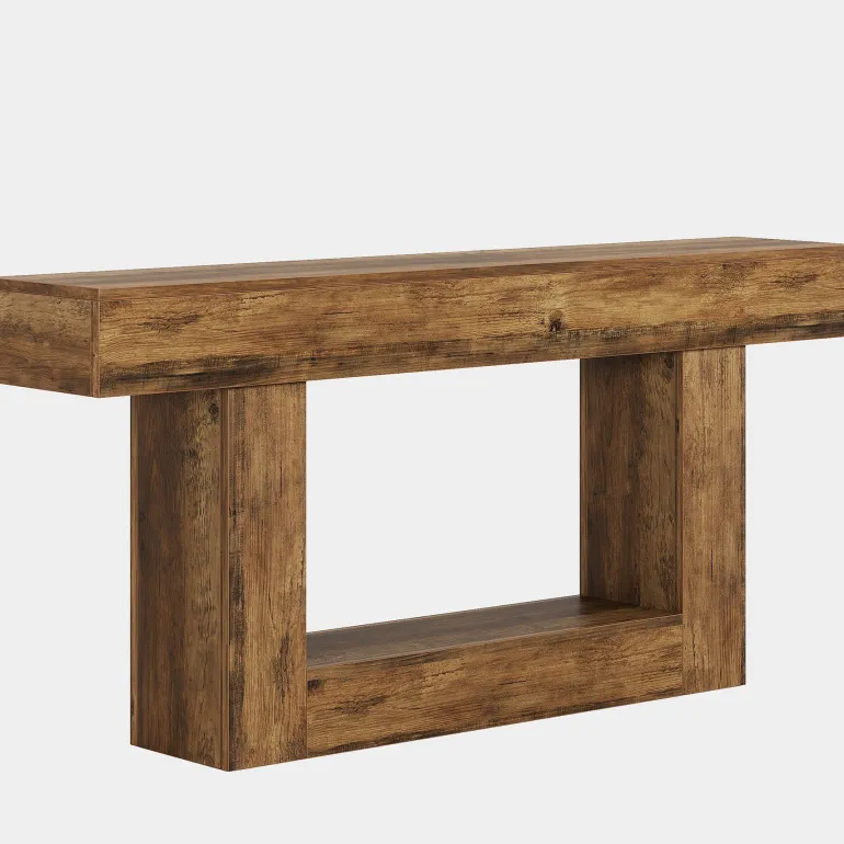 Sale Tribesigns 63" Wood Console Table, Farmhouse 2 - Tier Sofa Table Entryway Table