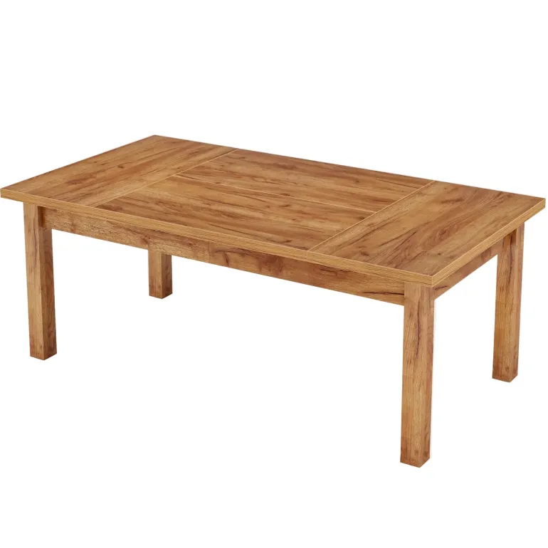 New Tribesigns 70.9" Wood Dining Table for 6-8 People, Farmhouse Breakfast Table