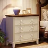 Best Tribesigns 31.5" Wood Nightstand, 3 Drawers Farmhouse End Table Bedside Table