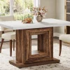 Flash Sale Tribesigns 47" Wooden Dining Table, Farmhouse Kitchen Dinner Table for 4