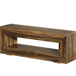 Cheap Tribesigns 63" Wooden Tv Stand, Farmhouse Entertainment Centers Console Table