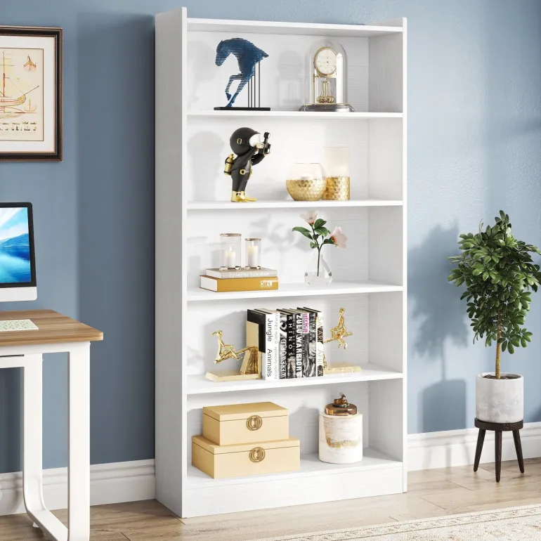 Flash Sale Tribesigns Bookcase, 72" Tall Bookshelf with 6-Tier Open Storage Shelves