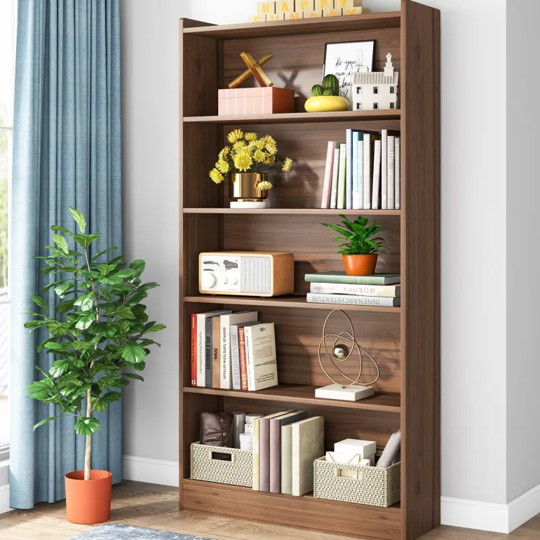 Flash Sale Tribesigns Bookcase, 72" Tall Bookshelf with 6-Tier Open Storage Shelves