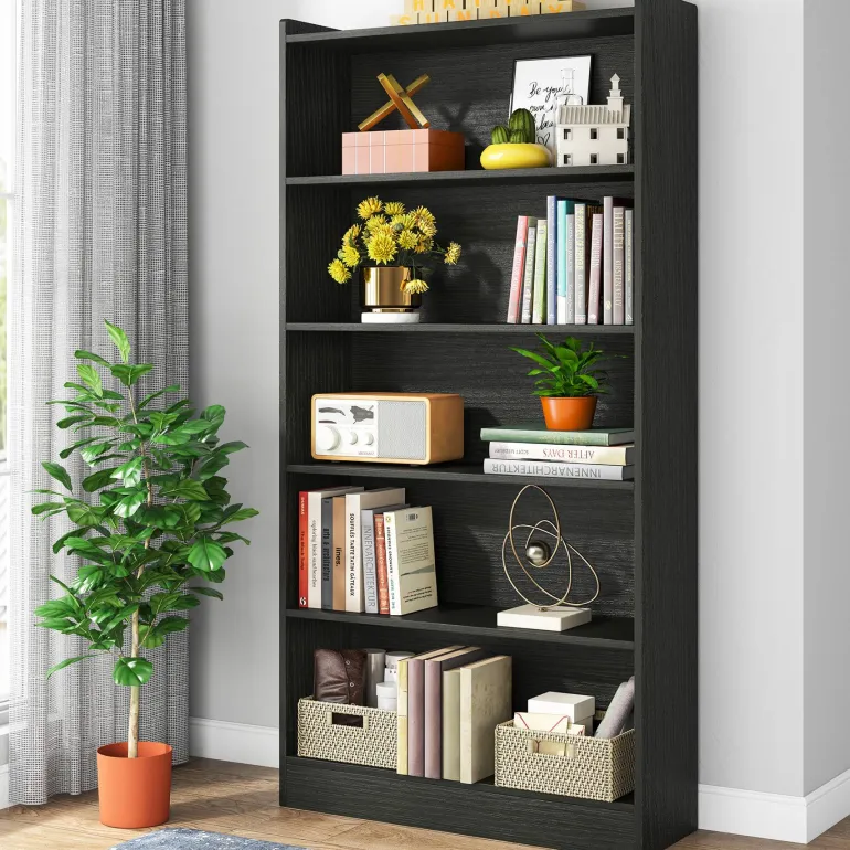 Flash Sale Tribesigns Bookcase, 72" Tall Bookshelf with 6-Tier Open Storage Shelves