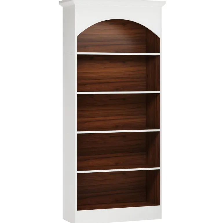 New Tribesigns Bookcase, 70.9" Tall Bookshelf with 5-Tier Storage Shelves