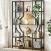 Fashion Tribesigns Bookshelf, 5-Tier Bookcase Shelving Unit for Home Office