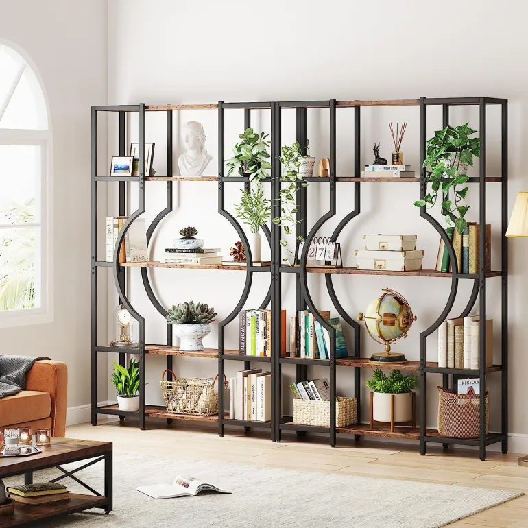 Fashion Tribesigns Bookshelf, 5-Tier Bookcase Shelving Unit for Home Office