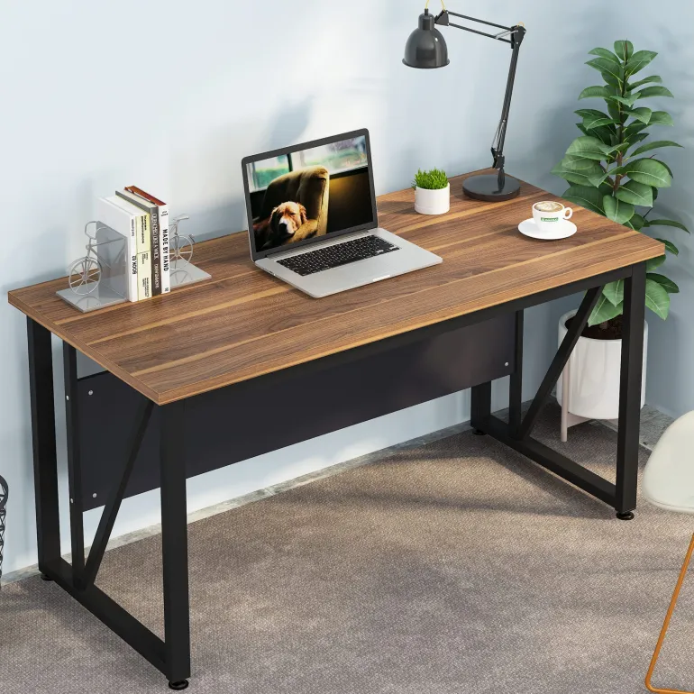 Online Tribesigns Computer Desk, 55 inches Executive Desk for Home Office