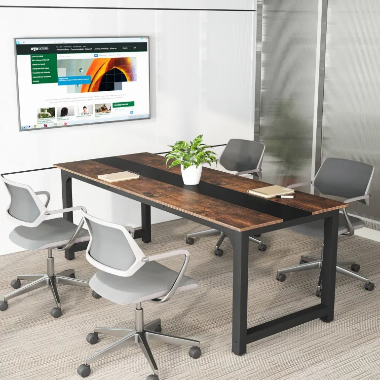 Best Sale Tribesigns Computer Desk, Office Desk Computer Table Study Writing Desk