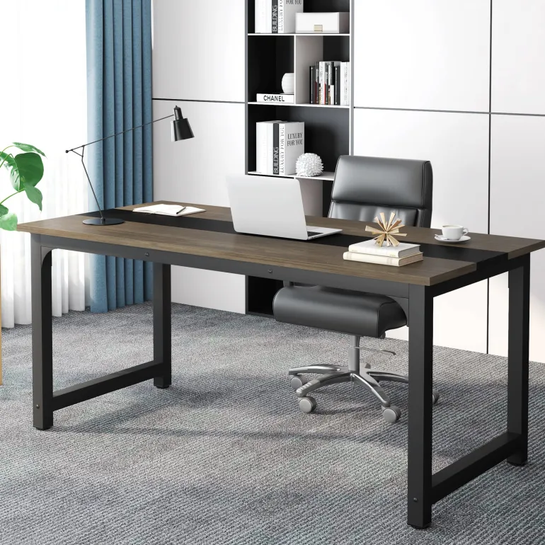 Best Sale Tribesigns Computer Desk, Office Desk Computer Table Study Writing Desk