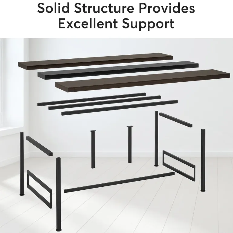 Hot Tribesigns Conference Table, 6FT Rectangular Meeting Table Computer Desk