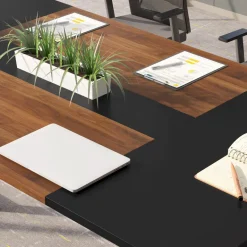 Fashion Tribesigns Conference Table, 6FT Rectangle Meeting Table for 8 People