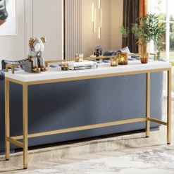 Online Tribesigns Console Table, 70.9 inch Extra Long Sofa Table