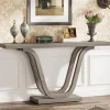 Cheap Tribesigns Console Table, 55 Inch Farmhouse Sofa Table Hallway Table