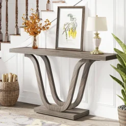 Cheap Tribesigns Console Table, 55 Inch Farmhouse Sofa Table Hallway Table