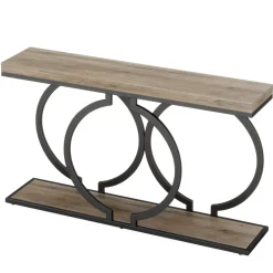 Best Sale Tribesigns Console Table, 55 inch Faux Marble Entryway Sofa Table