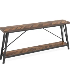 Best Tribesigns Console Table, 70.9 Inches Extra Long Sofa Table Behind Couch