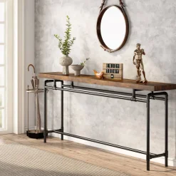 Discount Tribesigns Console Table, 70.9" Narrow Long Entryway Sofa Table