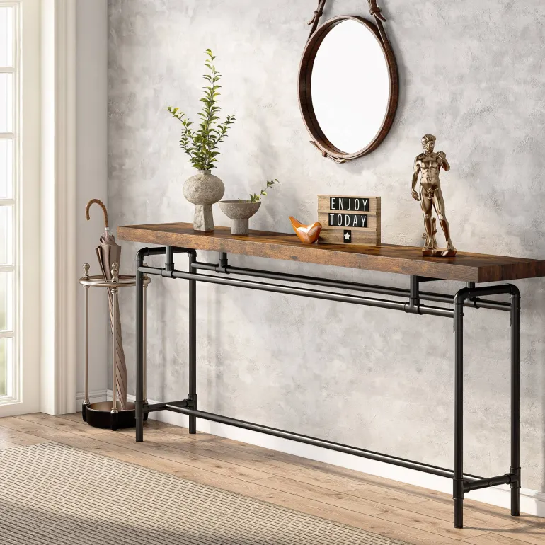 Discount Tribesigns Console Table, 70.9" Narrow Long Entryway Sofa Table